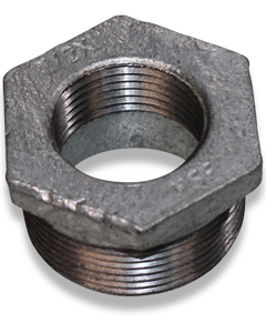 Reducing bush 1 1/2" x 1" No 241 galv